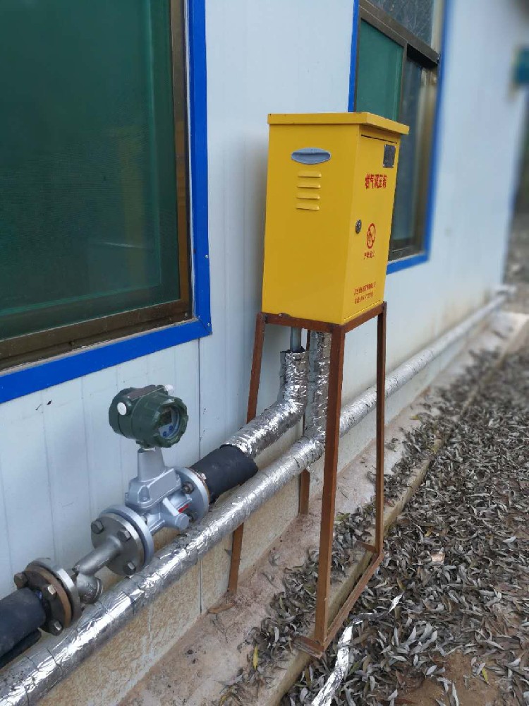 合肥某建筑工地旋进漩涡流量计安装现场